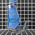 STYRSPEL Gaming chair, blue/light grey