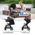 Kinderkraft Stroller Buggy Pushchair Grande Plus, pink, 0-22kg