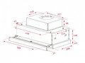 Teka Pull-out Hood CNL 6815 Plus, inox