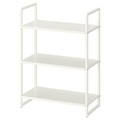 JONAXEL Shelving unit, white, 25x51x70 cm