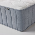 LYNGÖR Divan bed, Vågstranda firm/light blue white, 140x200 cm