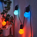 SOLVINDEN LED lighting chain with 12 bulbs, outdoor/multicolour