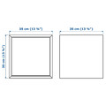 EKET Wall-mounted cabinet combination, dark grey, 35x35x35 cm