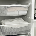 PAX / LINNABERG Wardrobe combination, white/patterned, 100x60x236 cm