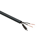 Cable Cover Strip D-line 16x8x1000 mm, semi-circular, black