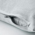 SANDTRAV Cushion cover, light blue/white, 45x45 cm