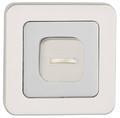 Metalbud Door Escutcheon, satin silver