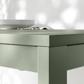VIHALS / VIHALS Table and 4 chairs, green/white Tibbleby beige-grey, 120/180x74 cm