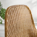 FRYKSÅS Armchair with cushion, rattan/Risane natural