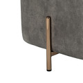Pouffe Izbit Velvet, light grey