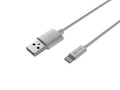 NATEC USB Cable LIGHTNING(M)->USB-A(M) Prati 1m, white