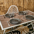 Foldable Outdoor Dining Table for 6 Persons 110x70