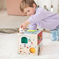LILLIPUTIENS Wooden Activity Cube - Farm 12m+