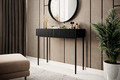 Modern Console Table Dresser Dressing Table Nicole, black, matt black