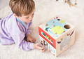 LILLIPUTIENS Wooden Activity Cube - Farm 12m+