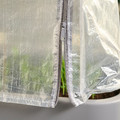 ASPAREN Plant set, outdoor grey/transparent white, 89x38x91 cm