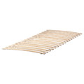 MALM Bed frame with mattress, white stained oak veneer/Vesteröy firm, Standard Single