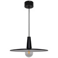 GoodHome Pendant Lamp Hibonit E27 45cm, black