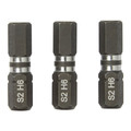 Erbauer Impact Bits 25 mm H6, 3 pack