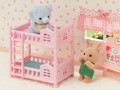 Sylvanian Families Sunny Rabbit Baby's Bunk Bed Set 3+