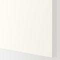 METOD High cab for fridge with 3 doors, white/Vallstena white, 60x60x240 cm