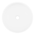 GoodHome Countertop Wash-basin Samal, ceramic, 40 cm, white