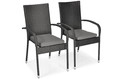 Outdoor Chair MALAGA, black