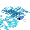 Office Accessories Set 54pcs, 1 set, blue/green, random colour