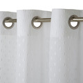 Curtain GoodHome Bisho 140x260cm, white