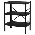 BROR Shelving unit, black, 85x55x110 cm