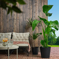 CITRONMELISS Plant pot, in/outdoor/anthracite, 32 cm