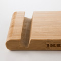 BERGENES Holder for mobile phone/tablet, bamboo