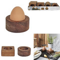 Egg Stand, square, acacia