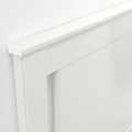 SONGESAND Bed frame with 4 storage boxes, white, Leirsund, 160x200 cm