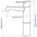 BROGRUND Wash-basin mixer tap, tall, chrome-plated