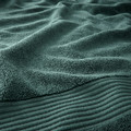 FREDRIKSJÖN Bath sheet, grey-turquoise, 100x150 cm