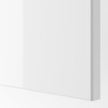PAX / FARDAL/ÅHEIM Wardrobe combination, high-gloss white/mirror glass, 200x60x236 cm