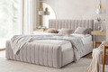 Upholstered Ottoman Bed Nicole 180x200, beige