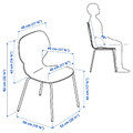 SIGTRYGG Chair, birch/Sefast black