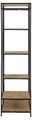 Open Wardrobe Seaford, black/oak