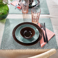 SVARTSENAP Place mat, green-blue, 35x45 cm