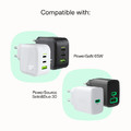 GREEN CELL Cable USB-C-USB-C PowerFlex 100W, silicone, 1.2m, green