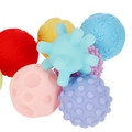 Bam Bam Textured Ball Set 8pcs 6m+