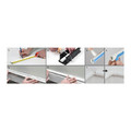 Cable Cover Strip D-line 16x8x1000 mm, semi-circular, black