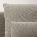 SÖDERHAMN Corner sofa, 4-seat, with open end/Fridtuna light beige