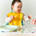 GRÖNFINK Bib, green/yellow