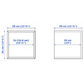EKET Media storage combination, white/dark grey, 175x35x35 cm