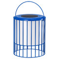 SOLVINDEN Table lamp, solar-powered/blue, 15 cm