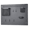 SKÅDIS Pegboard combination, black, 76x56 cm