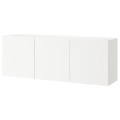 BESTÅ Wall-mounted cabinet combination, white/Lappviken white, 180x42x64 cm